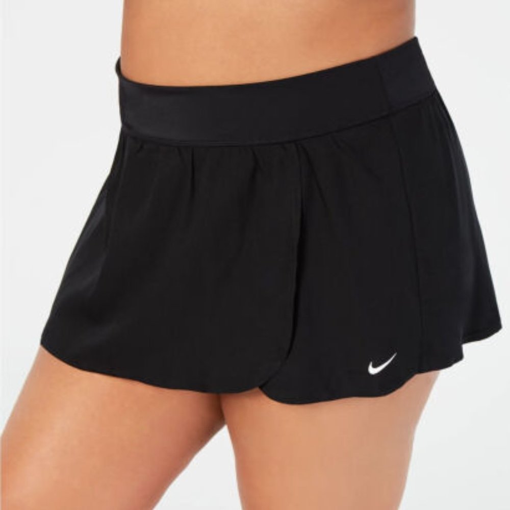 Nike Element Swim Board Skirt Bottom Black Women's Plus Size 2X NEW